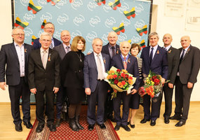Prof. Dr. Pranas Viškelis was awarded the first level honor mark of Kaunas district - 2