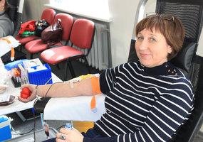 LAMMC kraujo donorystės akcijoje nestigo šypsenų ir norinčiųjų dovanoti  - 11