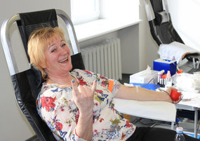 LAMMC kraujo donorystės akcijoje nestigo šypsenų ir norinčiųjų dovanoti  - 7