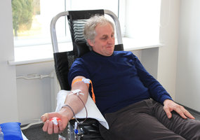 LAMMC kraujo donorystės akcijoje nestigo šypsenų ir norinčiųjų dovanoti  - 16