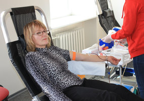 LAMMC kraujo donorystės akcijoje nestigo šypsenų ir norinčiųjų dovanoti  - 22