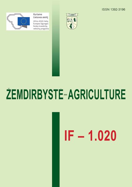The citation index of the scientific journal “Zemdirbyste-Agriculture” has risen 