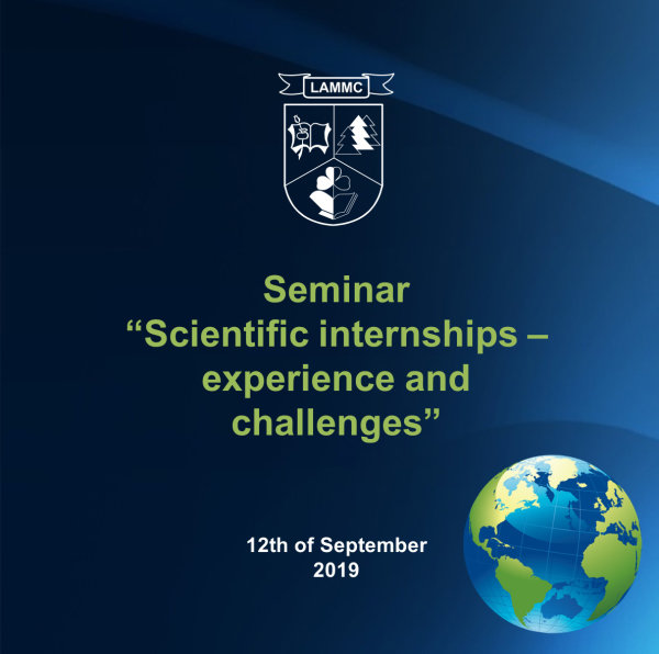 Seminar “Scientific internships – experience and challenges”