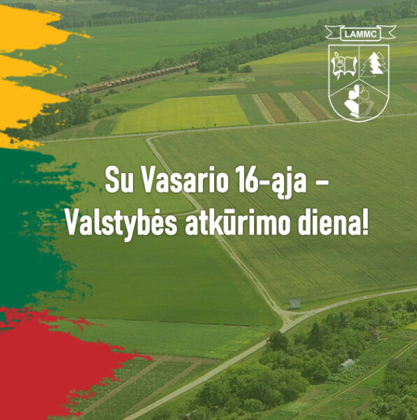 Sveikiname Lietuvos Valstybės atkūrimo dienos proga