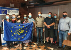 A meeting of the LIFE “OrgBalt” project took place in the Lithuanian reference sites - 2