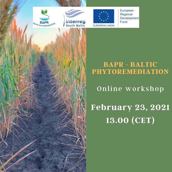 International workshop of EU Interreg Project BAPR – Baltic phytoremediation