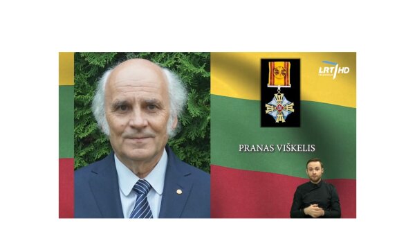 Sveikiname prof. dr. Praną Viškelį pelnius Lietuvos didžiojo kunigaikščio Gedimino ordino...