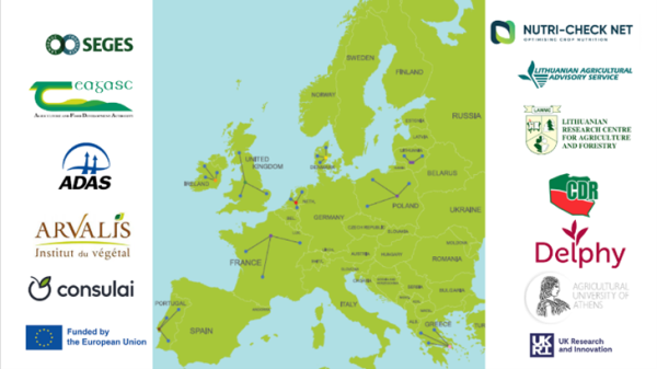 NUTRI-CHECK NET – tinklas, kuriuo siekiama valdyti Europos lauko augalų mitybą
