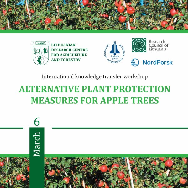 Tarptautinis seminaras „Alternatyvios augalų apsaugos priemonės obelims“