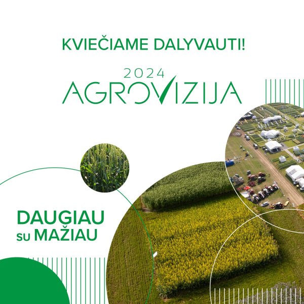 Žemės ūkio technologijų ir inovacijų paroda AGROVIZIJA